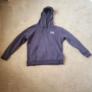 Underarmour Blue Hooded Sweatshirt, Size X Small